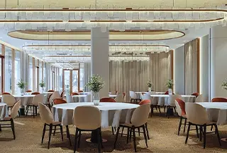 Party hall amenity at Godrej Raipur Plots