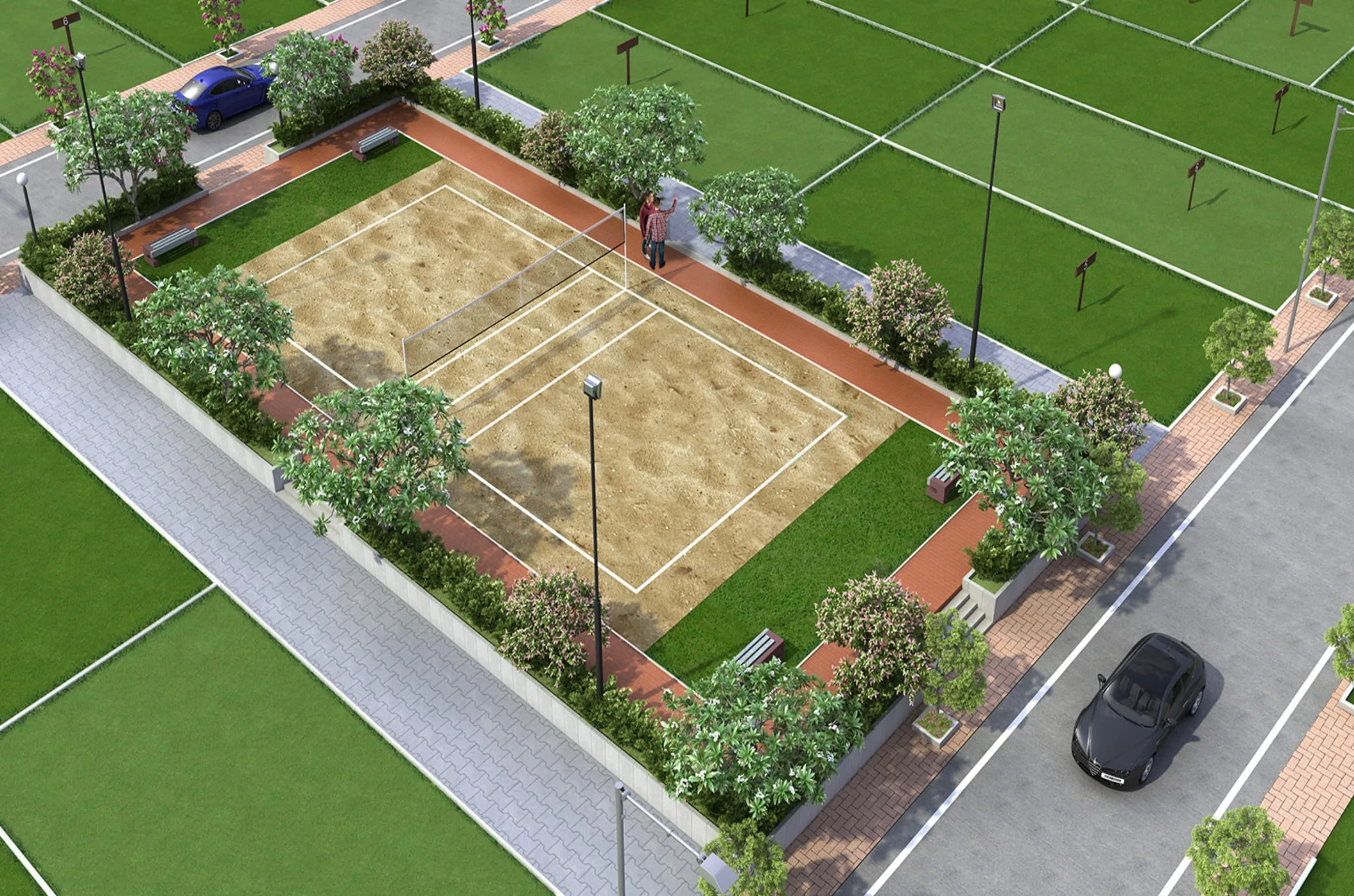 Basketball court at Multi Sports City