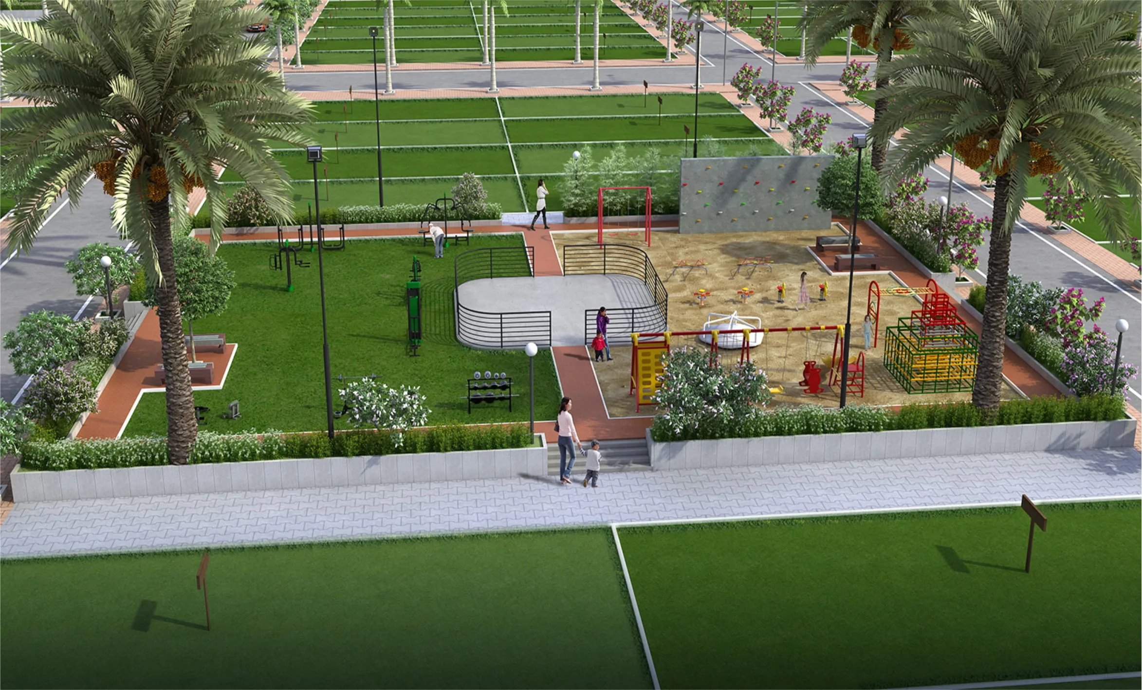 Kids play area at Multi Sports City